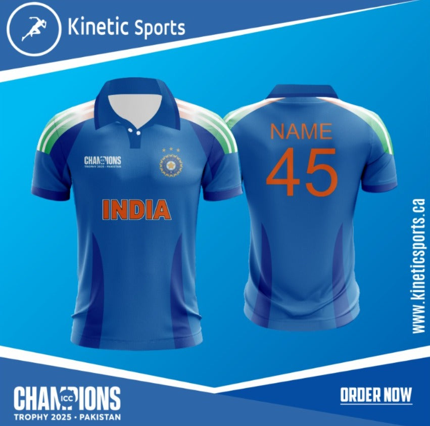 2025 Champions Trophy Fan Edition Jersey - India